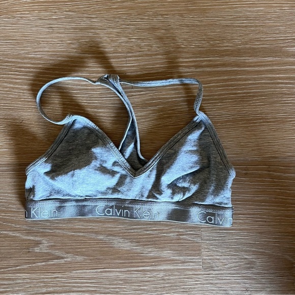 Calvin Klein Other - Calvin Klein grey Racerback bralette